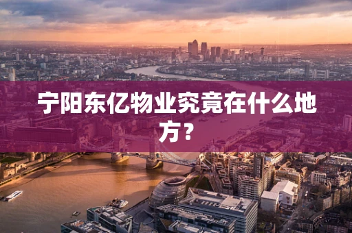 宁阳东亿物业究竟在什么地方？