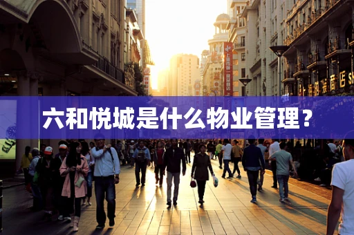 六和悦城是什么物业管理？
