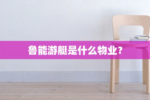 鲁能游艇是什么物业？