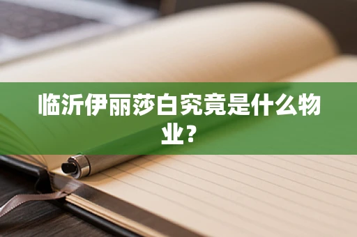 临沂伊丽莎白究竟是什么物业？