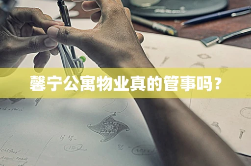 馨宁公寓物业真的管事吗？