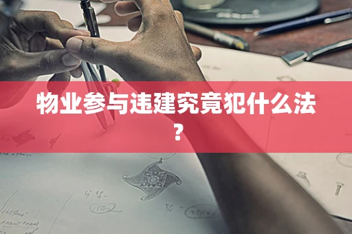 物业参与违建究竟犯什么法？