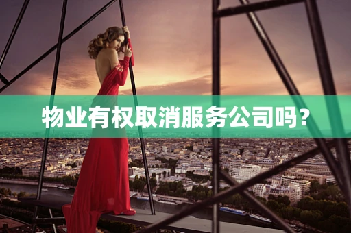物业有权取消服务公司吗？