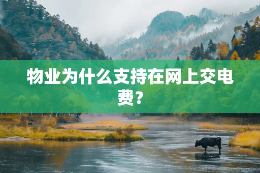 物业为什么支持在网上交电费？