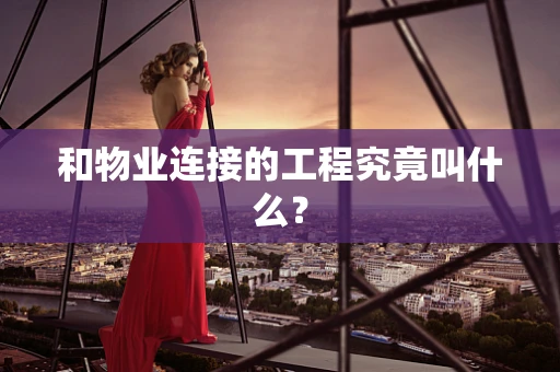 和物业连接的工程究竟叫什么？