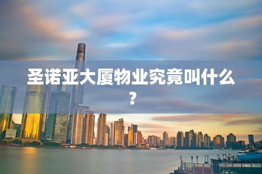 圣诺亚大厦物业究竟叫什么？