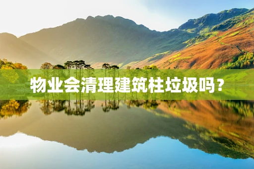 物业会清理建筑柱垃圾吗？