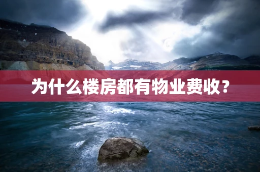 为什么楼房都有物业费收？