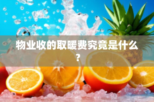 物业收的取暖费究竟是什么？
