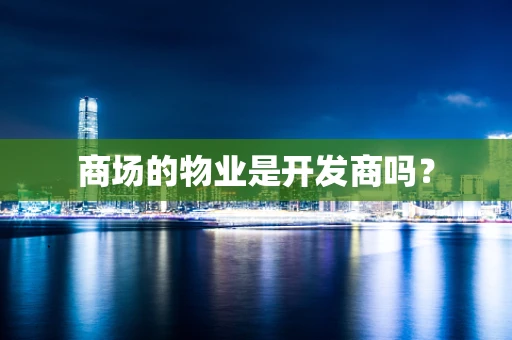 商场的物业是开发商吗？