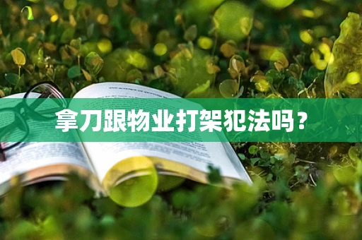 拿刀跟物业打架犯法吗？