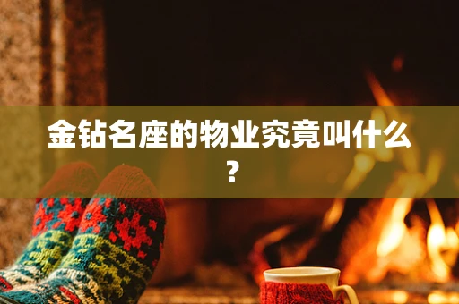 金钻名座的物业究竟叫什么？
