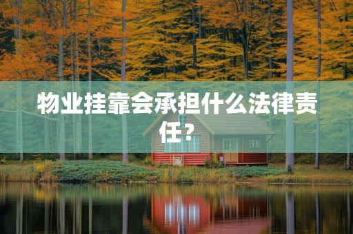物业挂靠会承担什么法律责任？