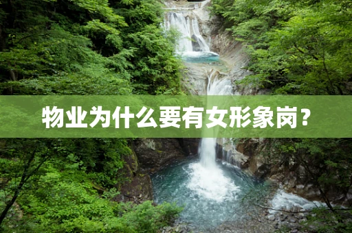 物业为什么要有女形象岗？