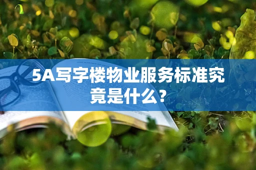 5A写字楼物业服务标准究竟是什么？