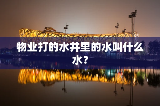 物业打的水井里的水叫什么水？