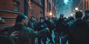 拿刀跟物业打架犯法吗？