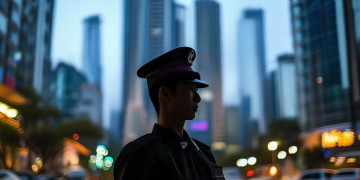 深圳保安背后都有物业吗？