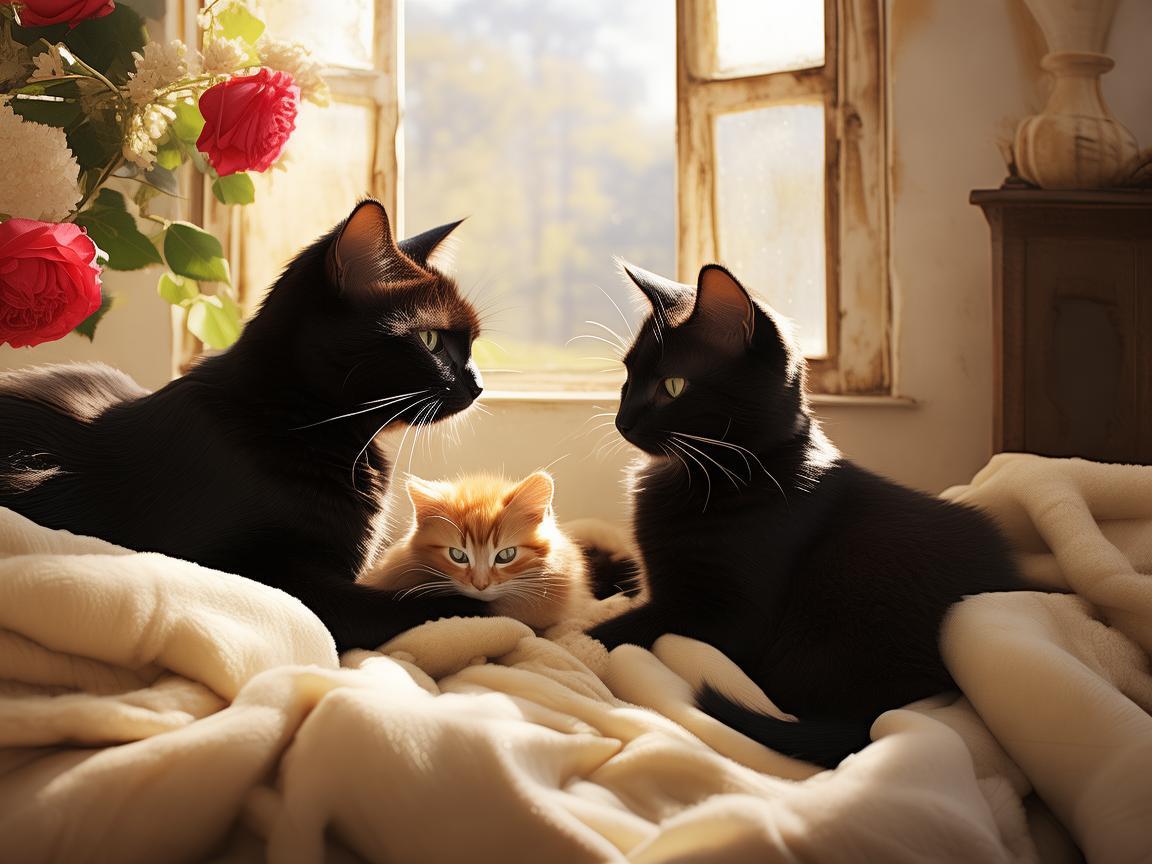 猫妈妈会在物业做什么事情呢？